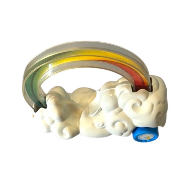 Vintage 1984 Kenner Care Bear Rainbow Roller Cloud Car - Picture 10 of 11